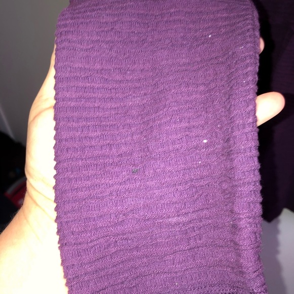 CMC by Color Me Cotton purple Long Cardigan Sweater with V-Neck- gently worn. - Picture 3 of 8